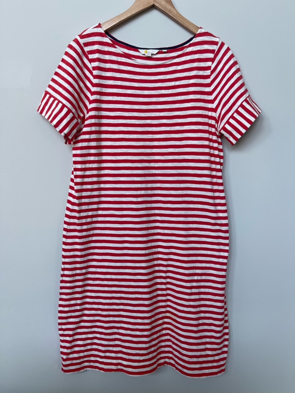 Boden | Red Striped Darcy T-shirt Dress 12 Long
Fourth of July Summer BBQ Casual